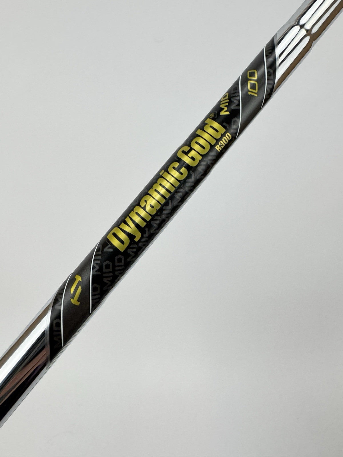 Dynamic Gold Mid 100 Iron Shaft R300 Regular Flex Steel 35.5” /0.355 /336452