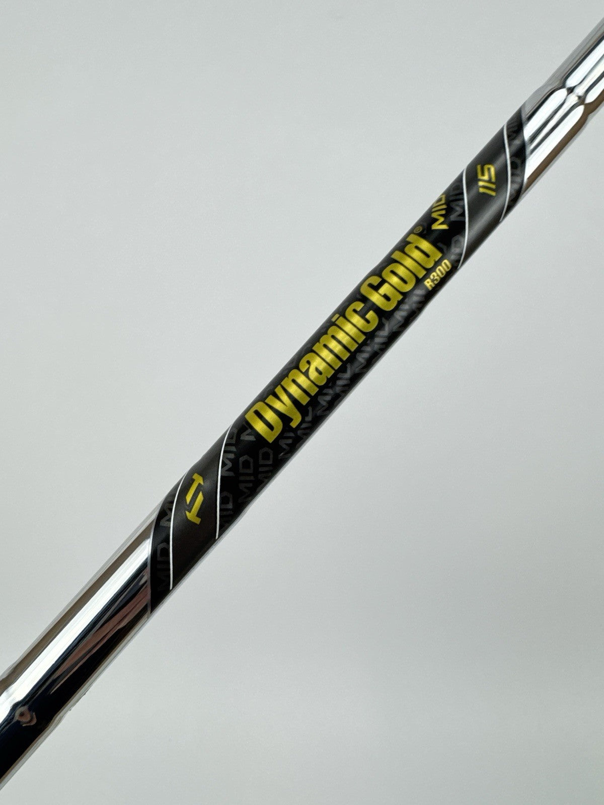 Dynamic Gold 115 Iron Shaft Mid R300 Regular Flex Steel 35.75” /0.355 /327613