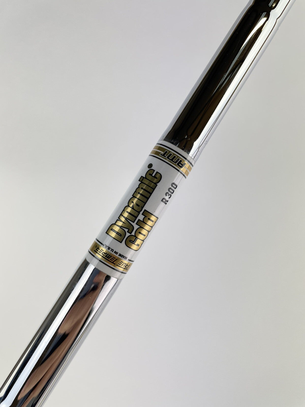Dynamic Gold AMT R300 Iron Shaft Regular Flex Steel 35.5” /0.355 Tapered /126372