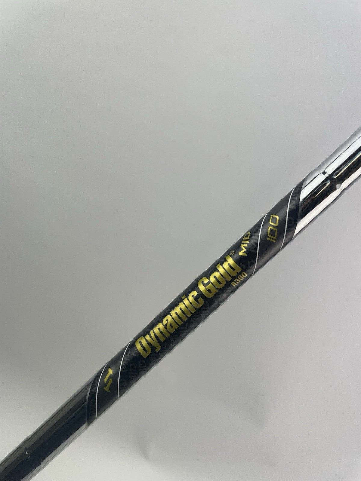 Dynamic Gold Mid 100 Iron Shaft Regular Flex Steel 35.5” /0.370 Parallel /30253 0