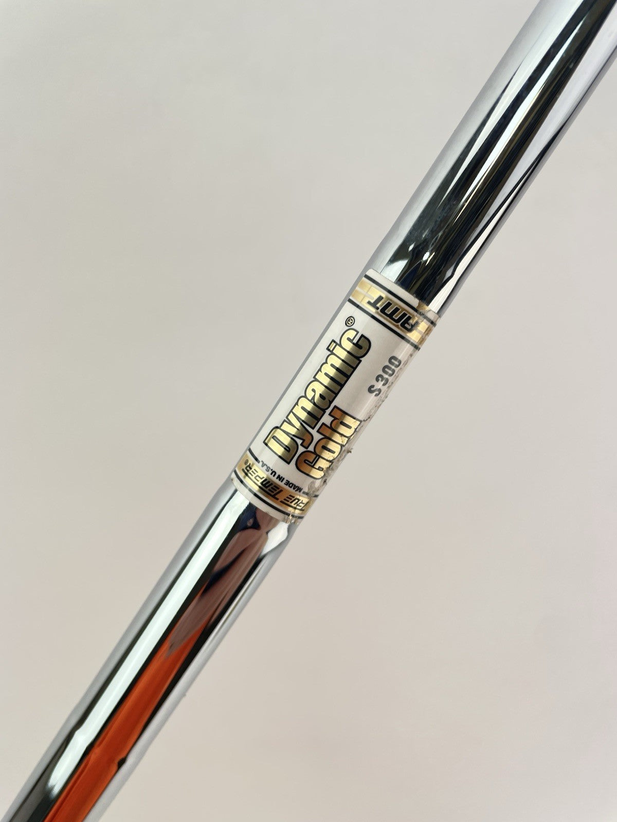 Dynamic Gold AMT Iron Shaft S300 Stiff Flex Steel 35.25 /0.355 Tapered /268943