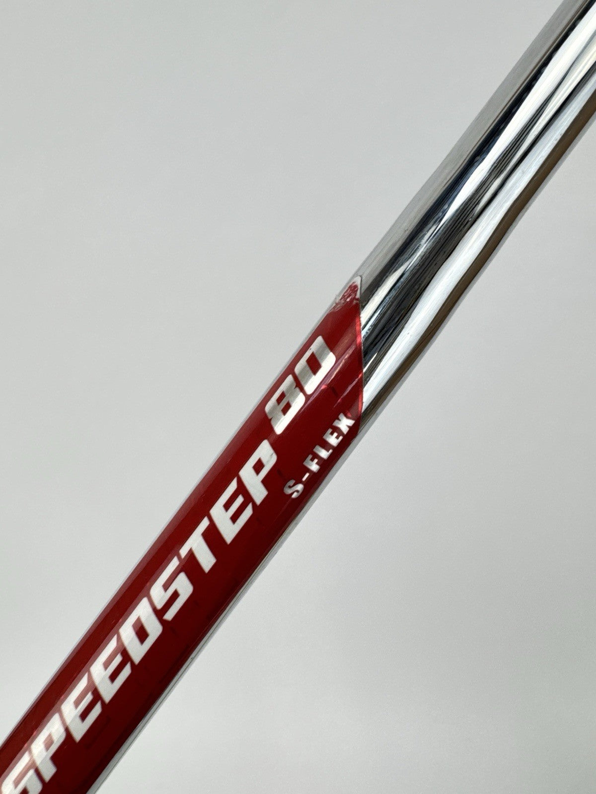 True Temper SpeedStep 80 Iron Shaft Stiff Flex Steel 35.25”/0.370 Parallel/338385