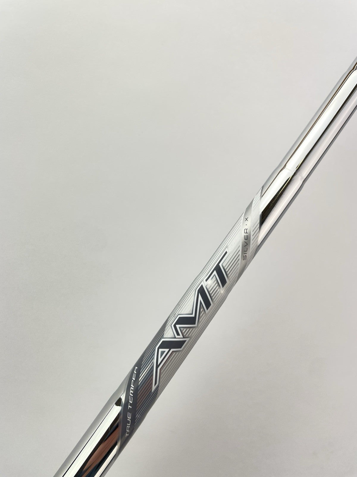 True Temper AMT Silver Iron Shaft X Flex Steel 34.75” /0.355 Tapered /295413