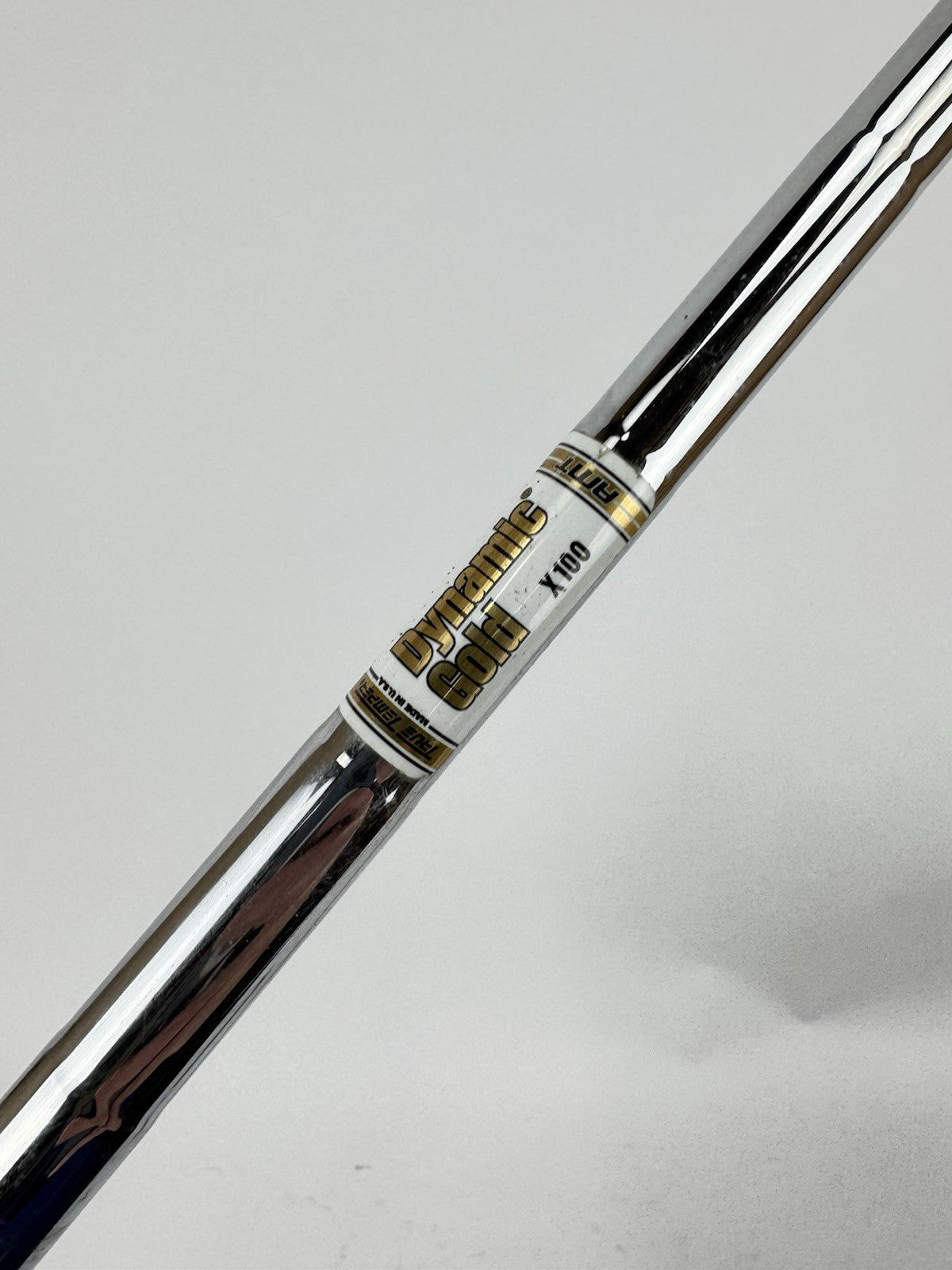 Dynamic Gold AMT Iron Shaft X100 Extra Stiff Steel 35.5 /0.355 Tapered /322522