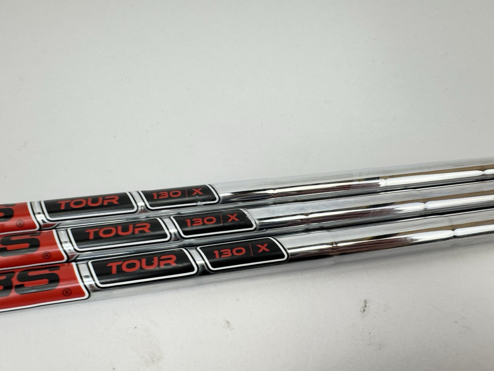 KBS Tour 130 Wedge Shaft Set (3) X Flex Steel +1/2” /0.355 Tapered /335753