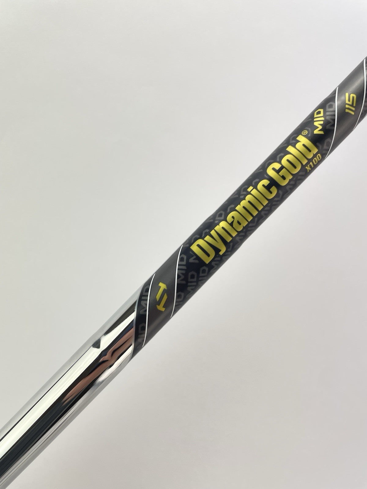Dynamic Gold Mid 115 Iron Shaft X100 X Flex Steel 35.25” /0.355 Tapered /282762