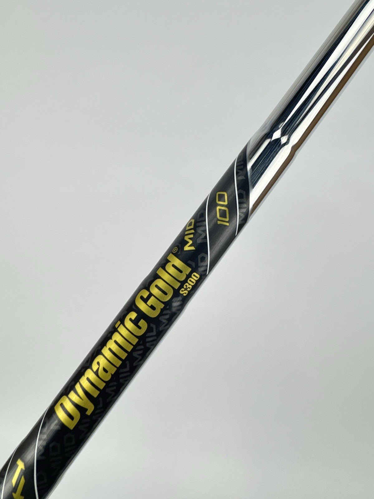 Dynamic Gold Mid 100 Iron Shaft S300 Stiff Flex Steel 35.5”/0.370 Parallel/317486