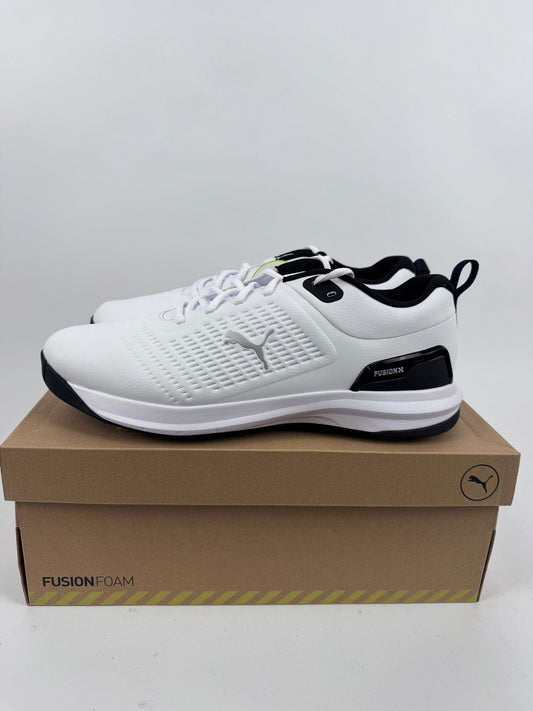 Puma Fusion Foam Fusion Plus Golf Shoes Mens 10.5 White Black Regular Fit/318640