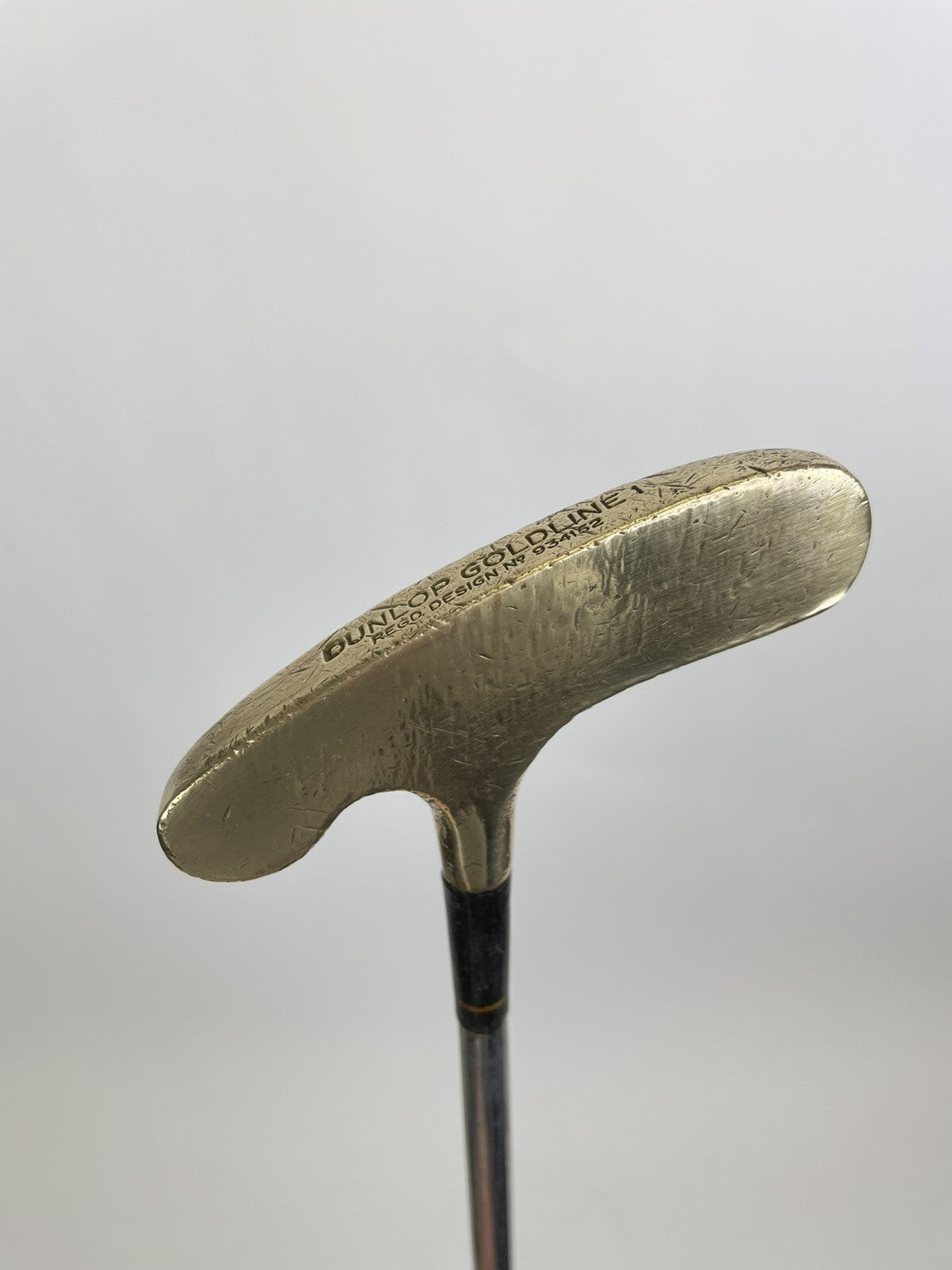 Dunlop Goldline Brass Putter Blade 35” Steel /Right /New Grip2