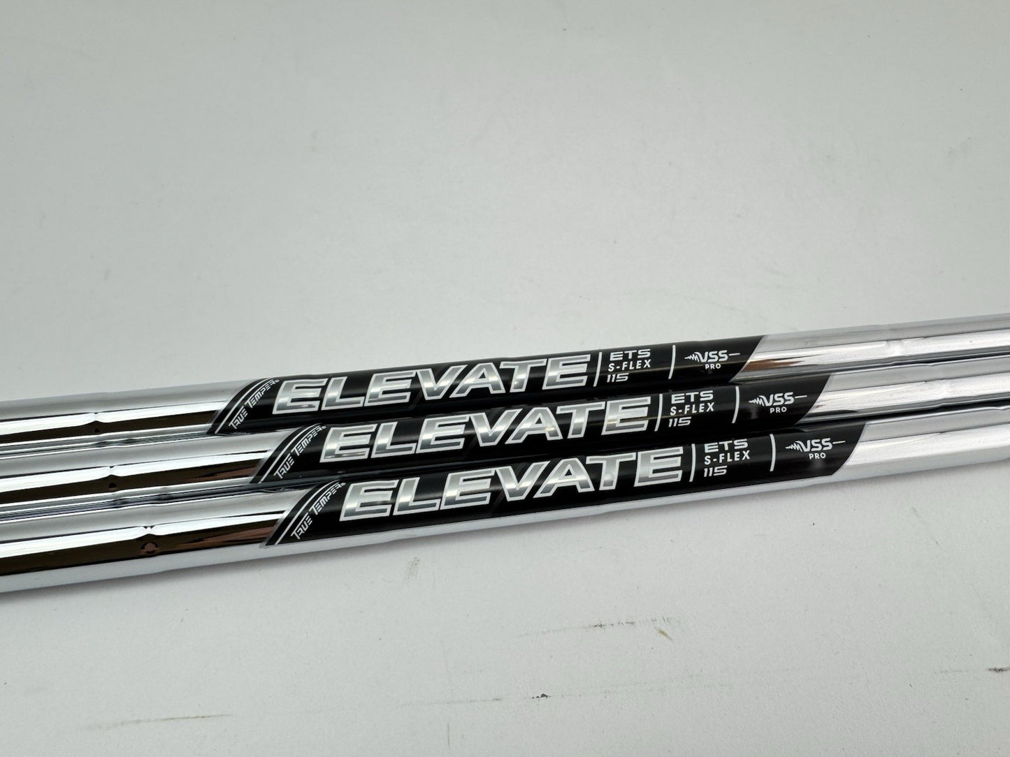 Elevate Pro Wedge Shaft Set (3) Vss 115 Stiff Steel +1/2” /0.355 Tapered /271720