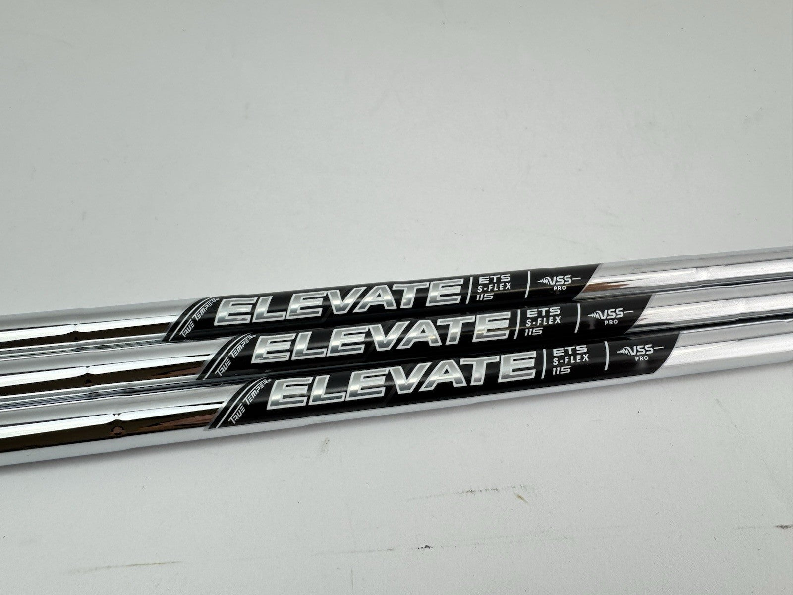 Elevate Pro Wedge Shaft Set (3) Vss 115 Stiff Steel +1/2” /0.355 Tapered /271720