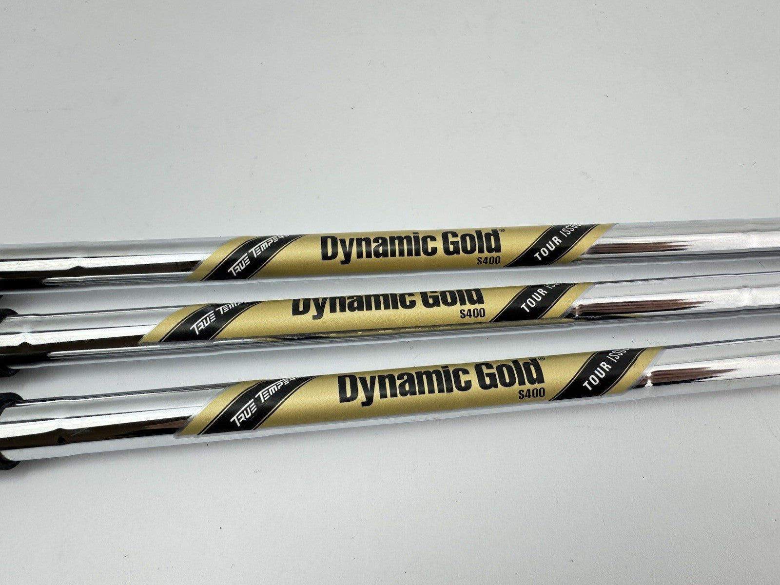 Dynamic Gold Tour Issue Wedge Shaft Set (3) S400 Flex Steel 0.355 Tapered /292760