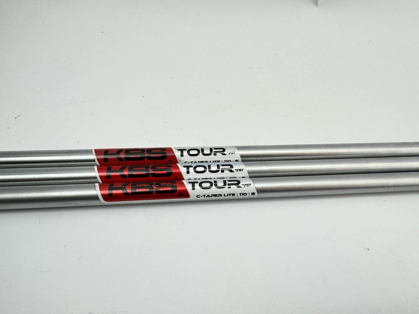 KBS Tour C-Taper Wedge Shaft Set (3) 110 Stiff Steel 0.355 Tapered /301170