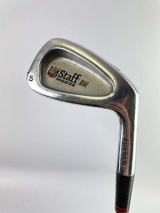 Wilson Staff RM Midsize Forged 5 Iron X Flex Steel /Right /New Grip /27500