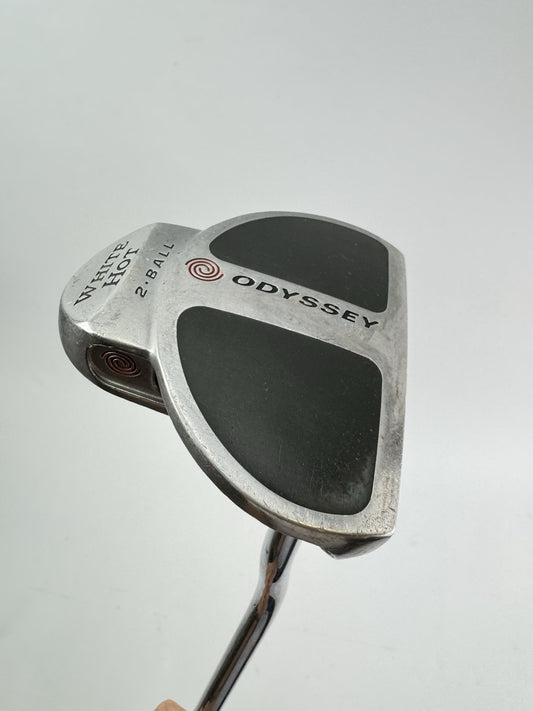 Odyssey White Hot 2 Ball Tour Infill Putter 34 Right Handed /New Grip /336910