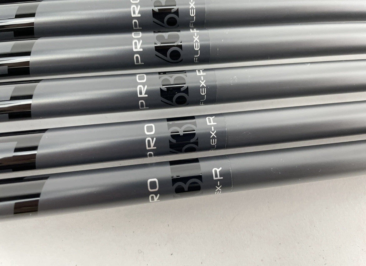 Fujikura Pro 63i Iron Shaft Set (8) Regular Flex Graphite/0.370 Parallel/New5