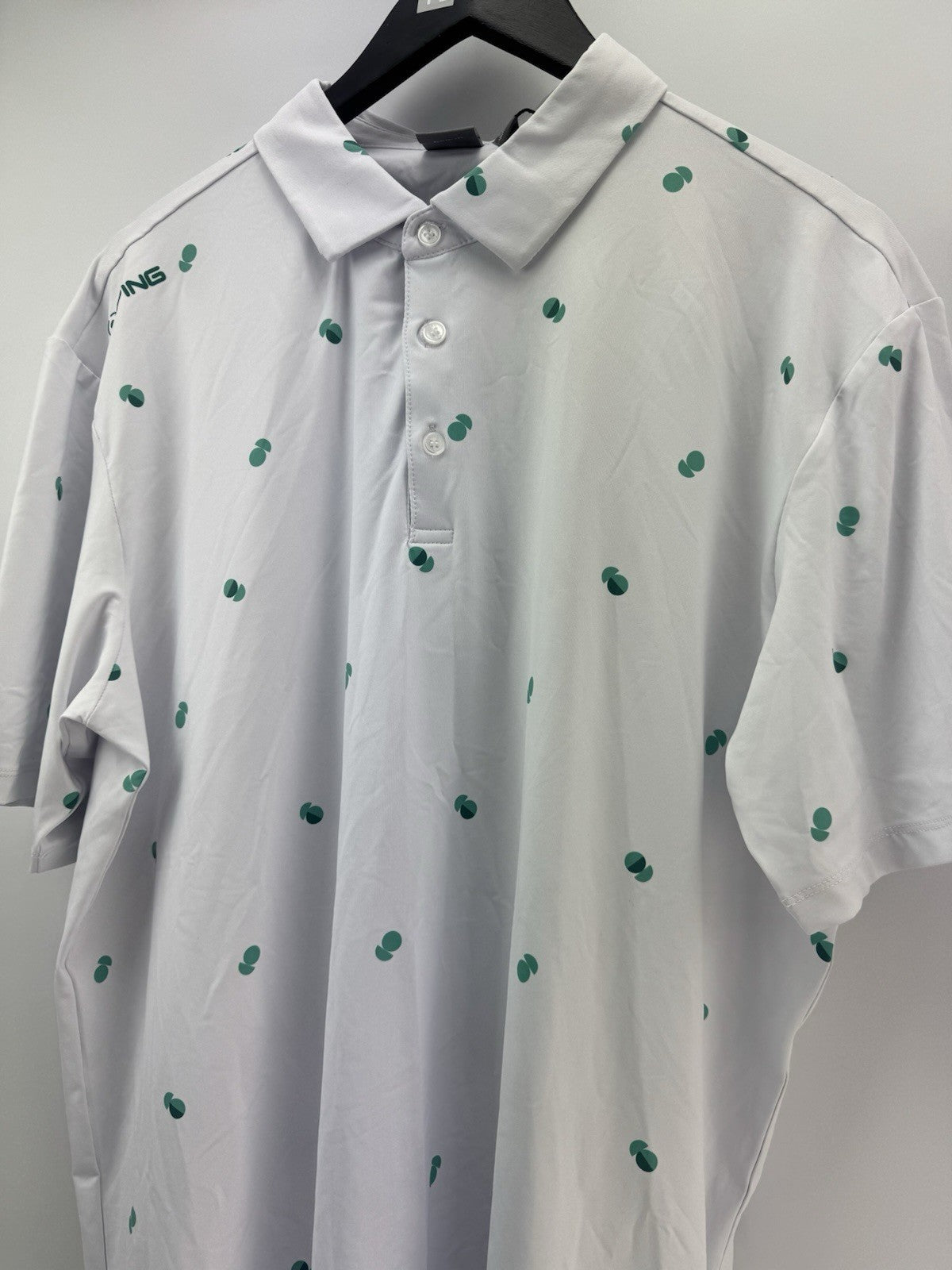 Ping Golf Mens Polo Shirt Two Tone UK XL /Short Sleeve /White /New /3080611