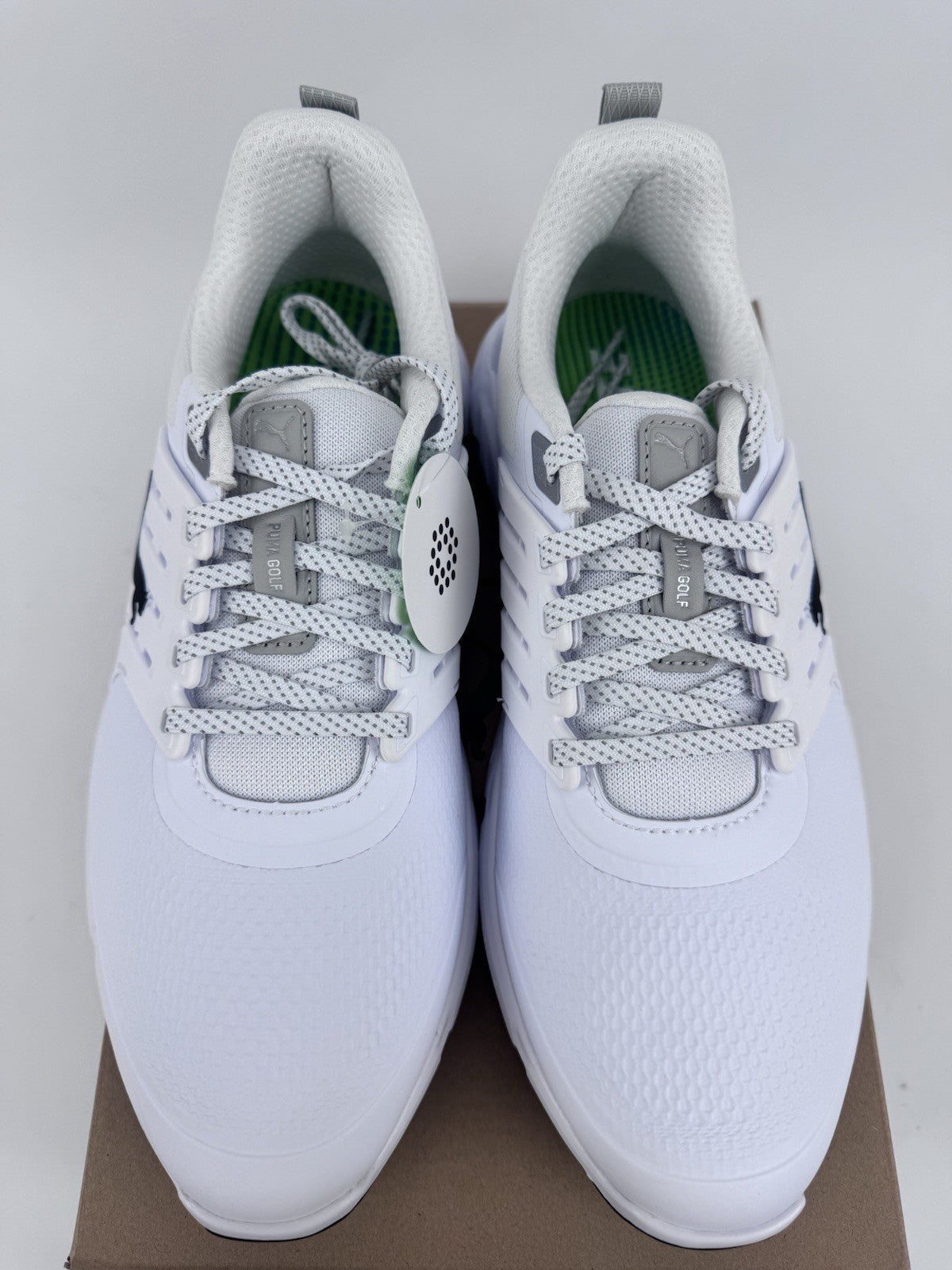 Puma Ignite Elevate 2 Tour Men's Golf Shoes Size UK 8 White Waterproof/319273