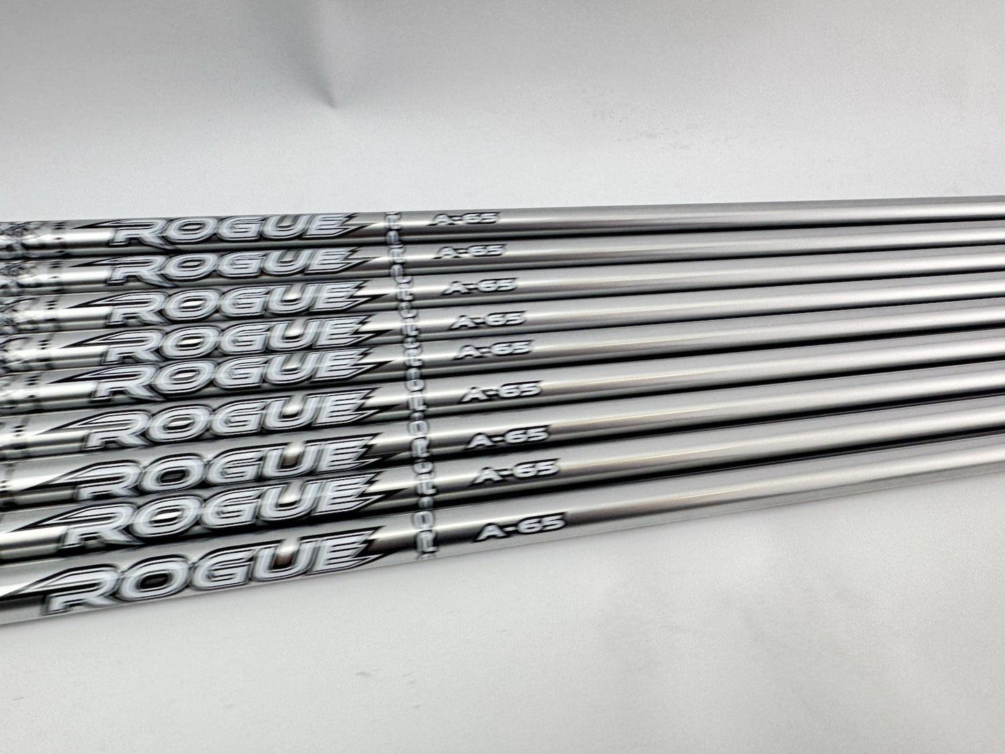 Aldila Rogue Pro Iron Shaft Set (9) 65 Senior Flex Graphite 40.25” /0.370 /New2