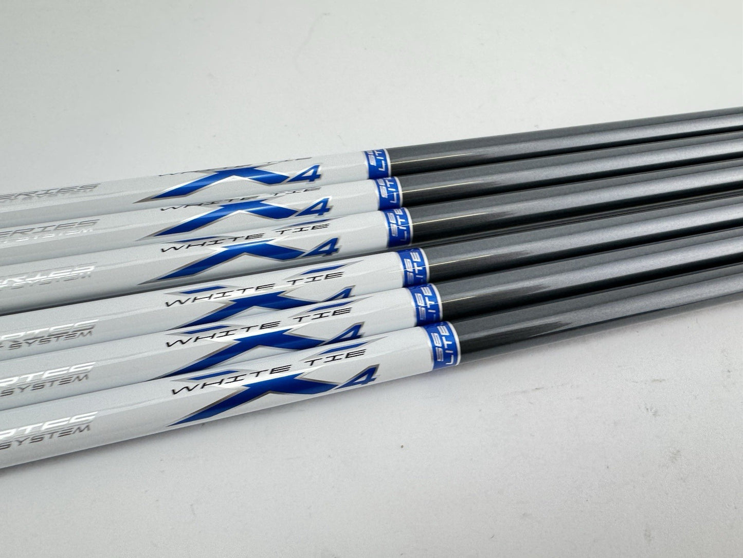 Matrix Ozik White Tie Iron Shaft Set (7) X4 Lite Senior Graphite 42”/0.370/New4