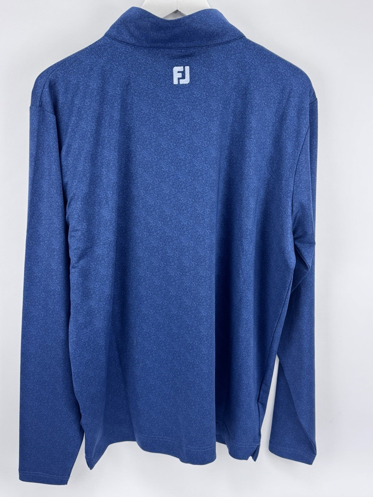 FootJoy Speckle Print Chill-Out Golf Pullover Men's Size Large/ Navy Blue/ 317129