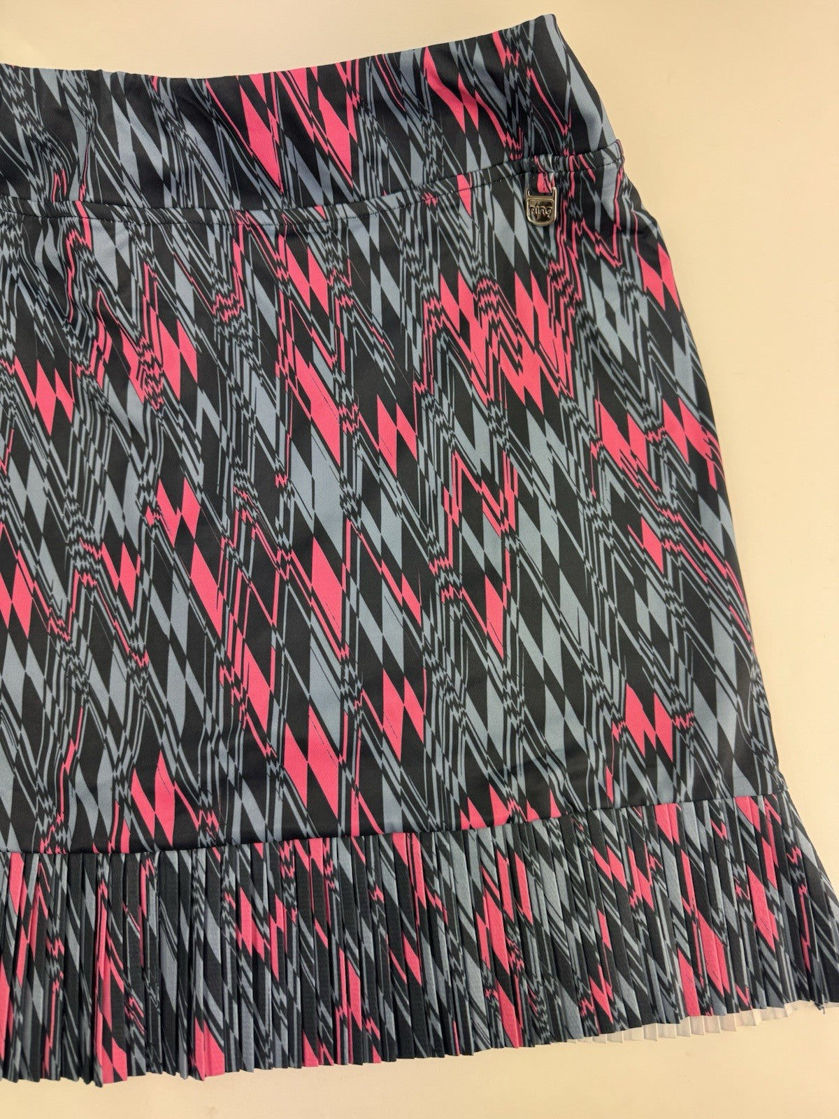 Ping Georgia Ladies Golf Skort UK Size 6/ Pleated/  Navy Multi/ Brand New/ 309207