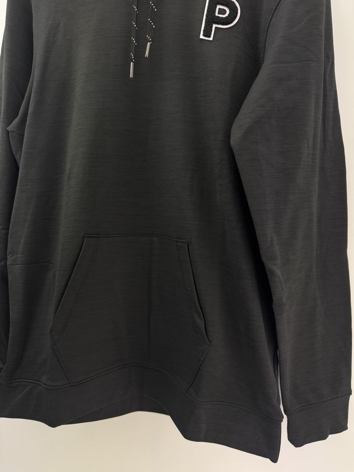 Puma Golf Hoodie Cloudspun Patch Mens UK Small /Black /New /308203