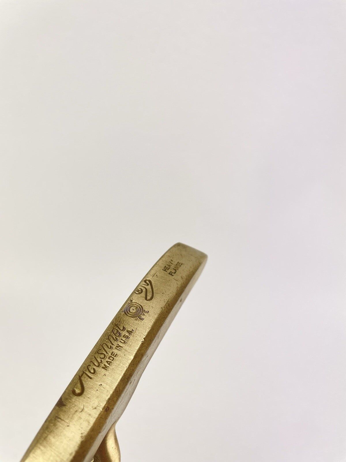 Acushnet Bulls Eye Putter Brass 34” Right Handed /Offset /New Grip /165414