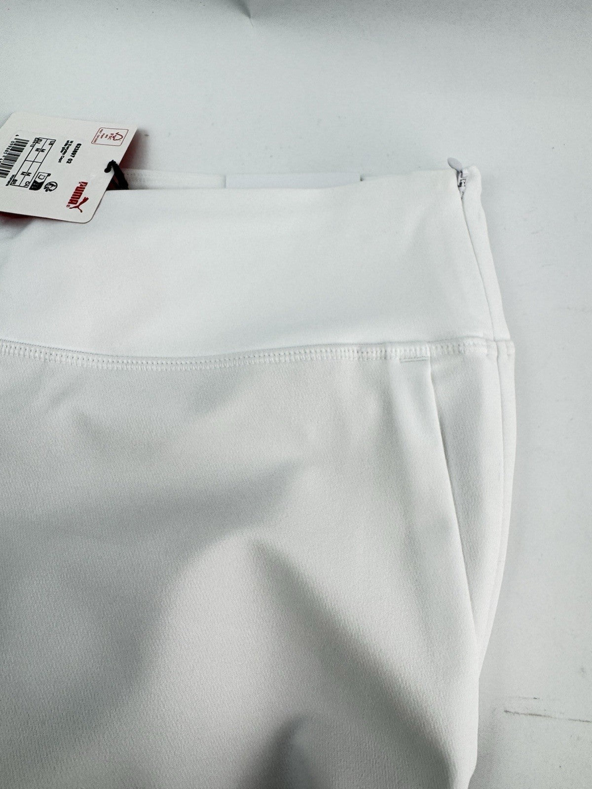 Womens Puma Golf Everyday Capri Trousers White Size UK M High-Rise /300845