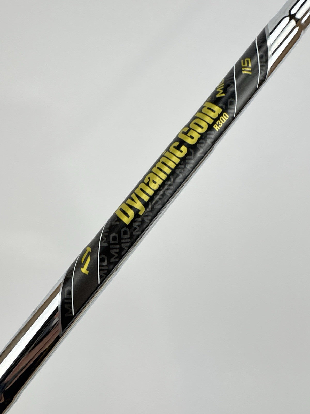 Dynamic Gold 115 Iron Shaft Mid R300 Regular Steel 35.25” /0.355 Tapered /326313