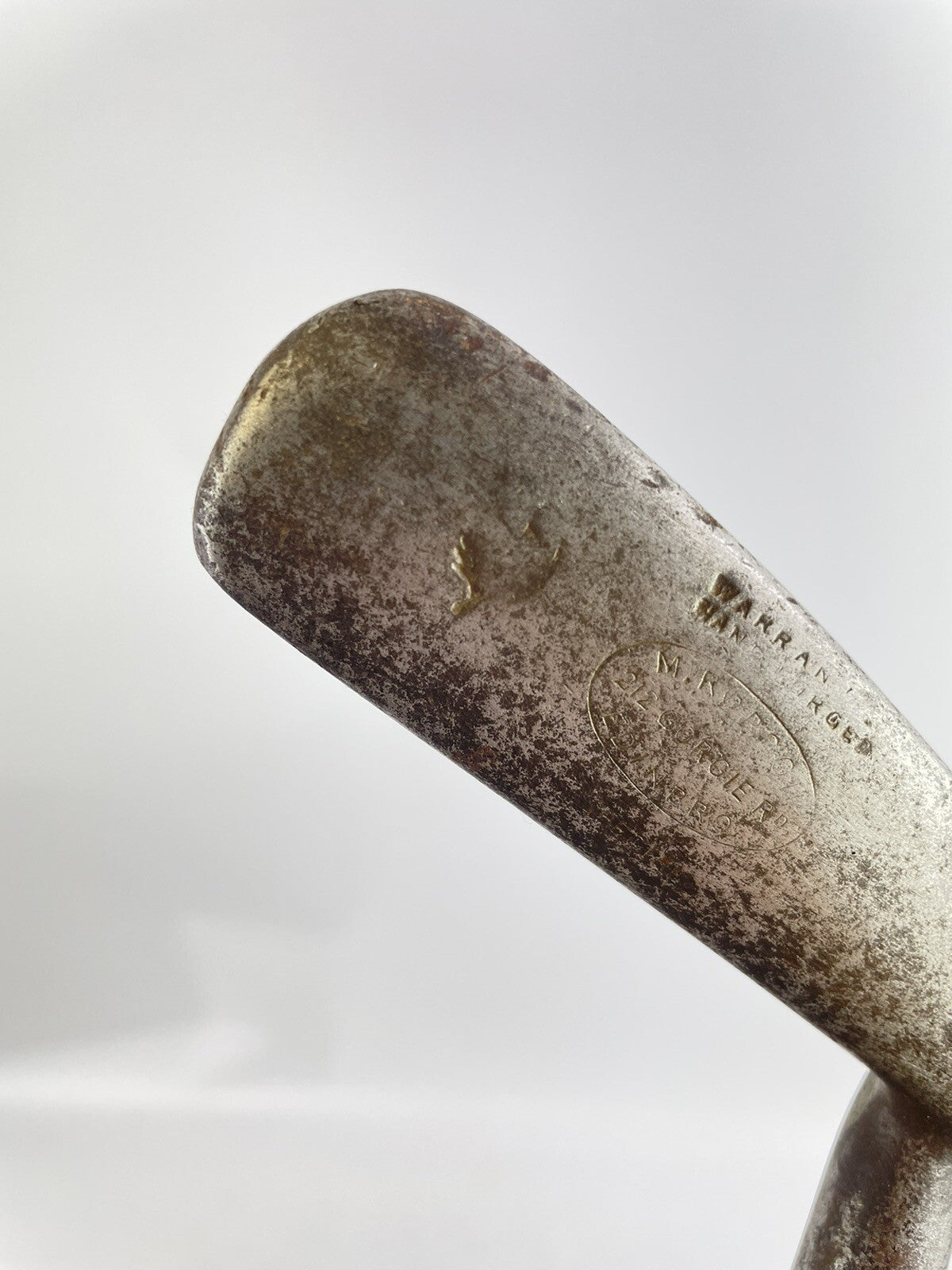 Hickory Golf Putter Hand Forged M.Rodgers 212 Gorgie Road Edinburgh /31.5” /42141