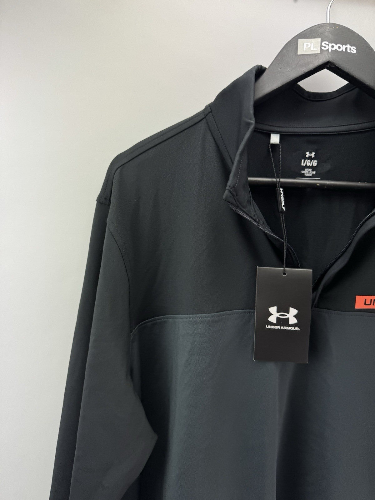 Under Armour Golf Pullover T2G 1/4 Zip Navy /Mens UK Large /New /294812