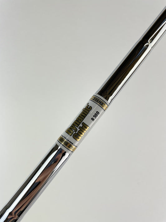 Dynamic Gold AMT Iron Shaft R300 Regular Flex Steel 35.5” /0.355 Tapered /130140