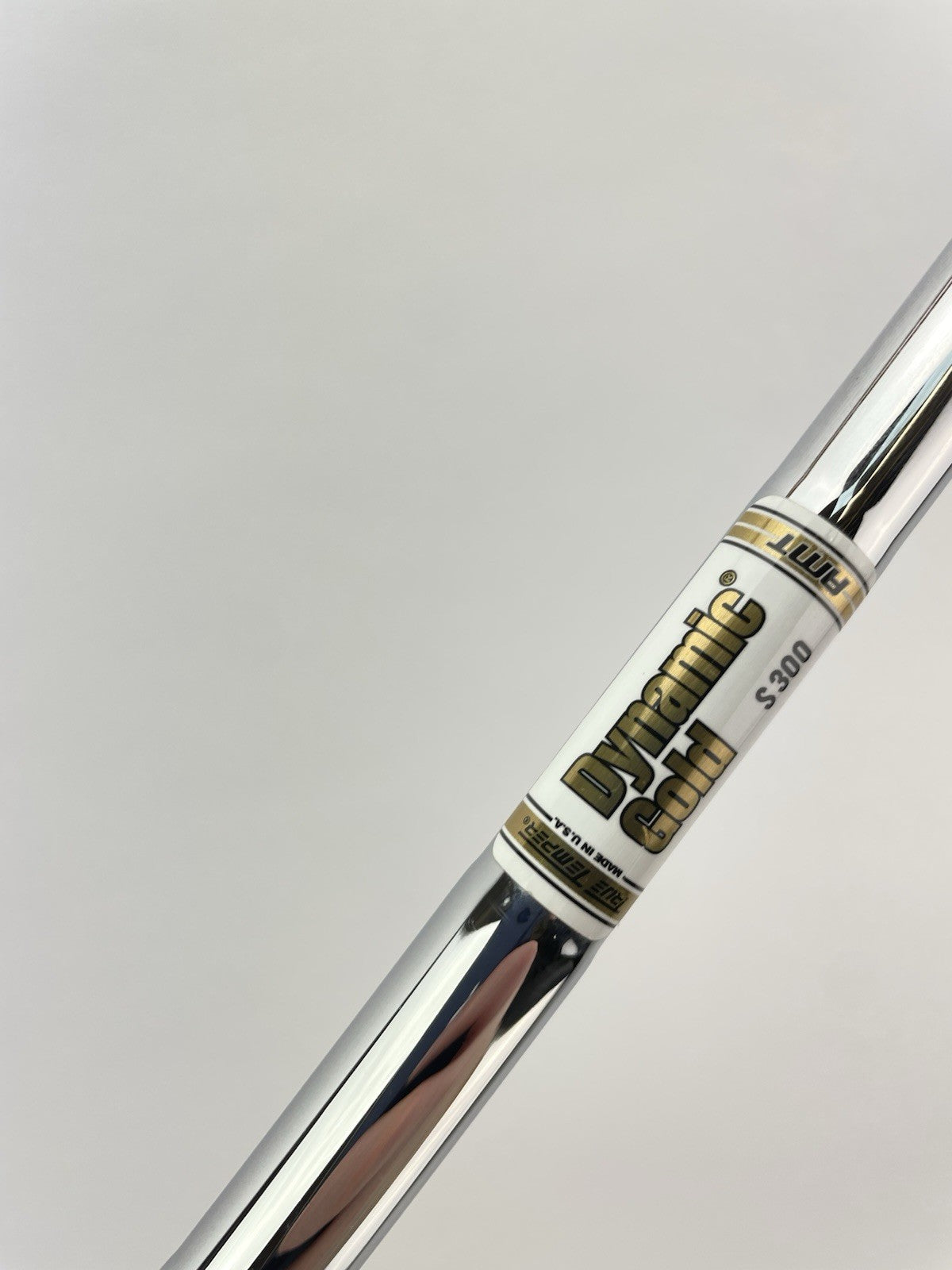 Dynamic Gold AMT Iron Shaft S300 Stiff Steel 35.5” /0.355 Tapered /286092