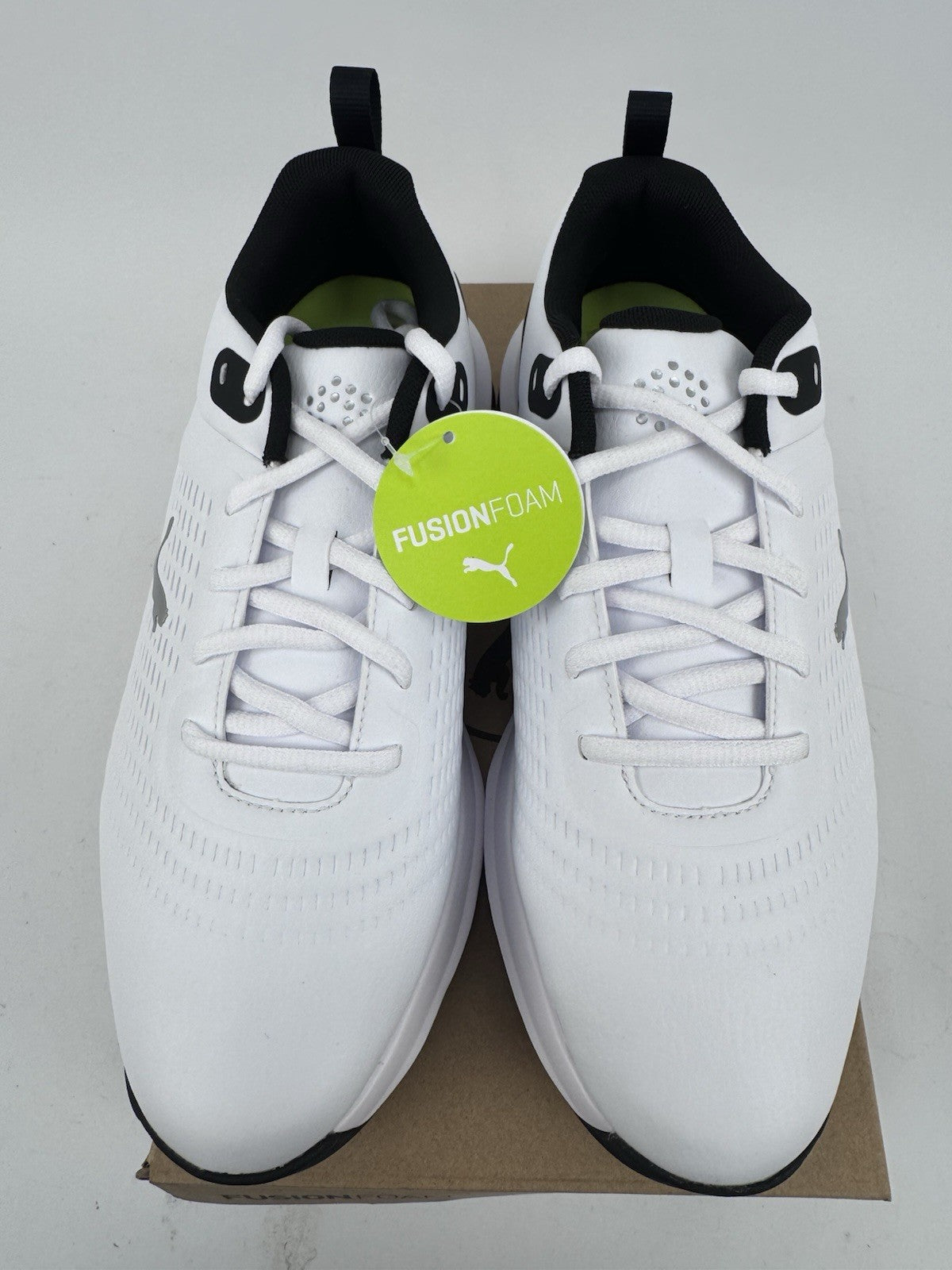 Puma Fusion Foam Fusion Plus Golf Shoes Mens Size UK 7.5 White Black/320764