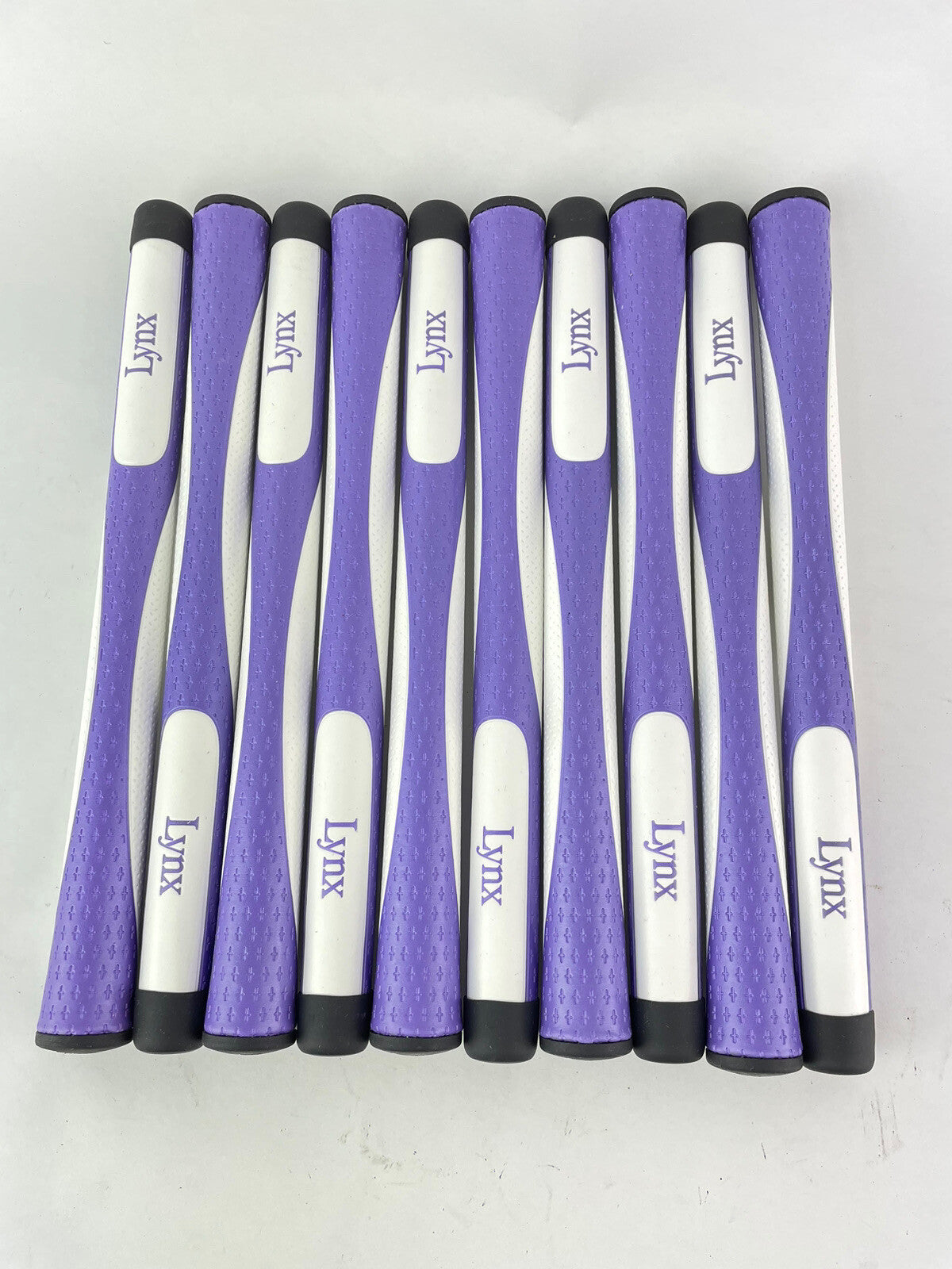 Lynx Golf Grips (10) Ladies Standard /Purple/White /Soft Winn Style /Brand New0