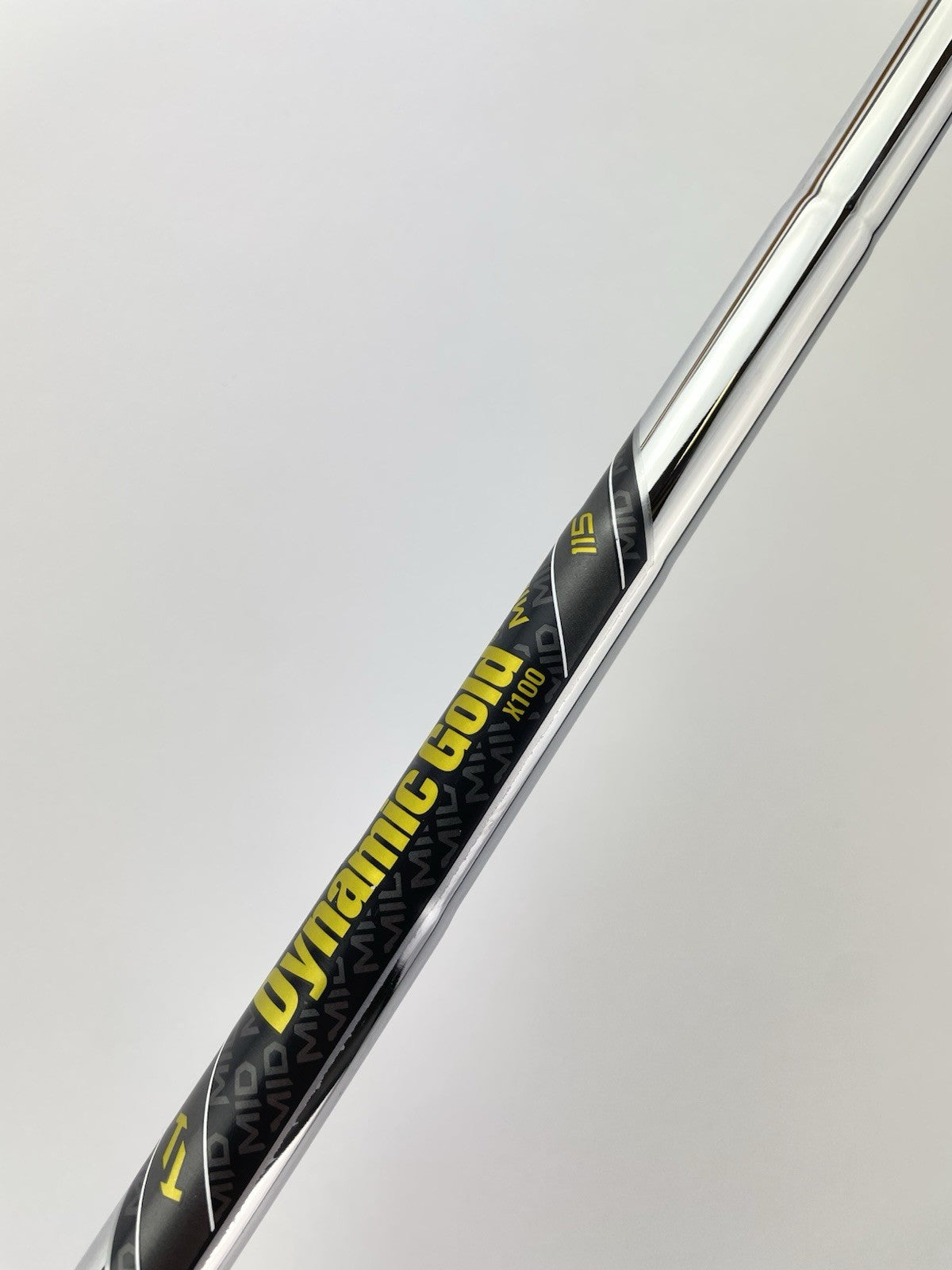 Dynamic Gold Mid 115 Iron Shaft X100 X Flex Steel 35.25” /0.355 Tapered /298936