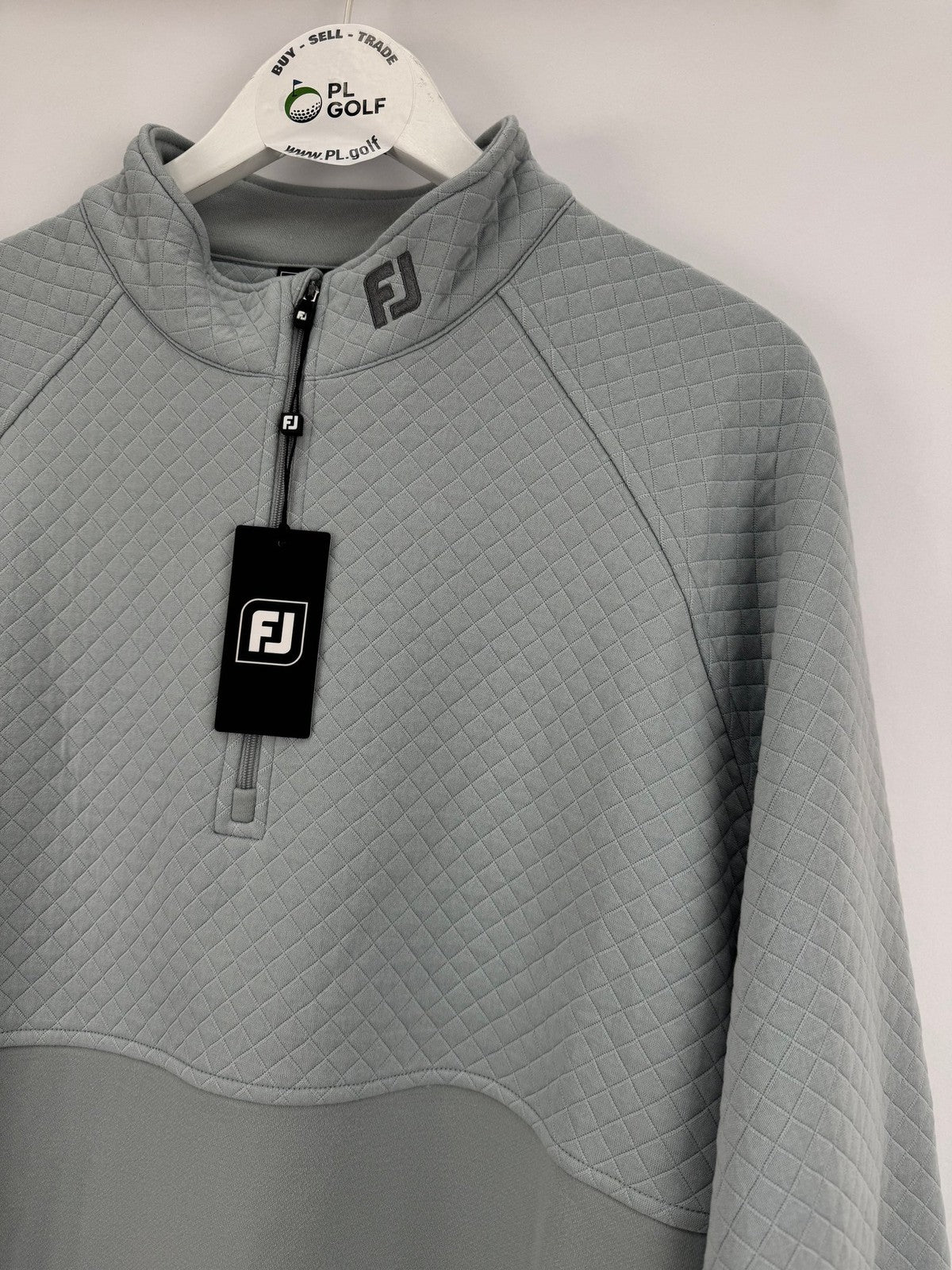 FootJoy Jacquard Thermal Chill-Out 1/4 Zip Golf Pullover Size 2XL/330122