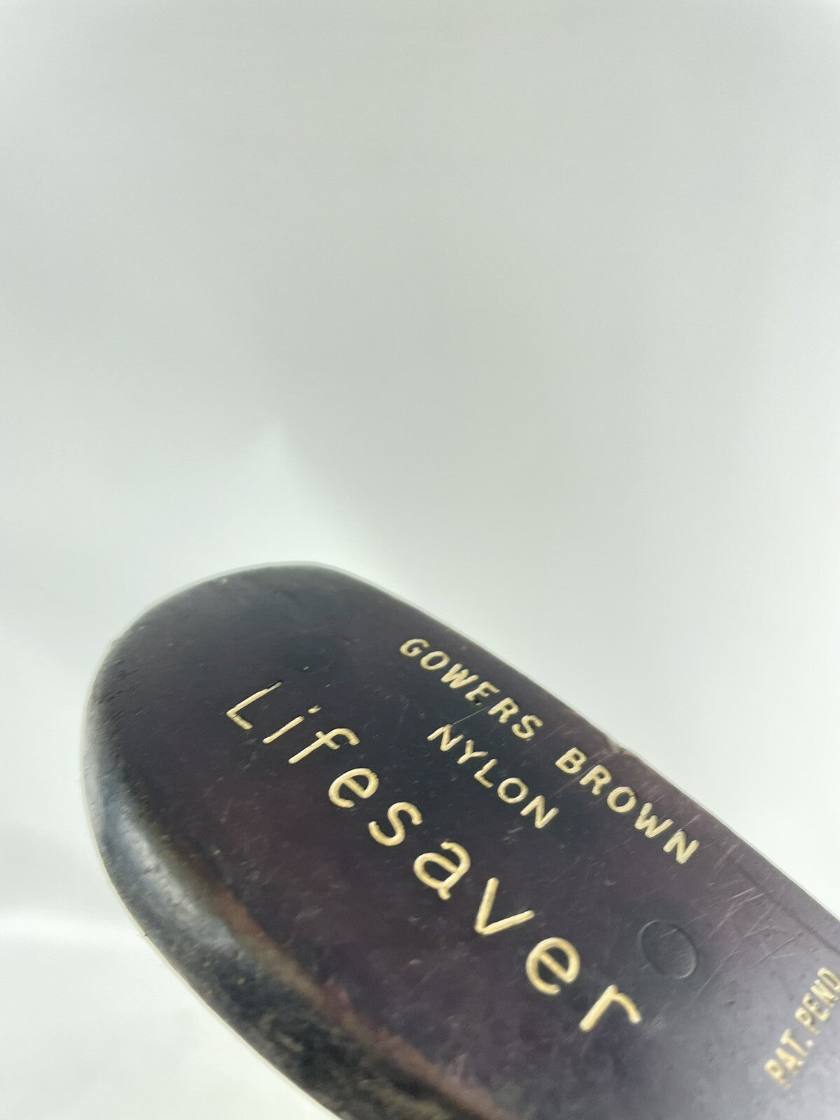 Gowers Brown Nylon Putter 35” Lifesaver Heel Shafted Steel /New Grip /84963