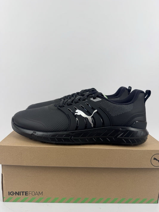 Puma Ignite Elevate 2 Tour Men's Golf Shoes Size UK 10.5 Black Waterproof/323030