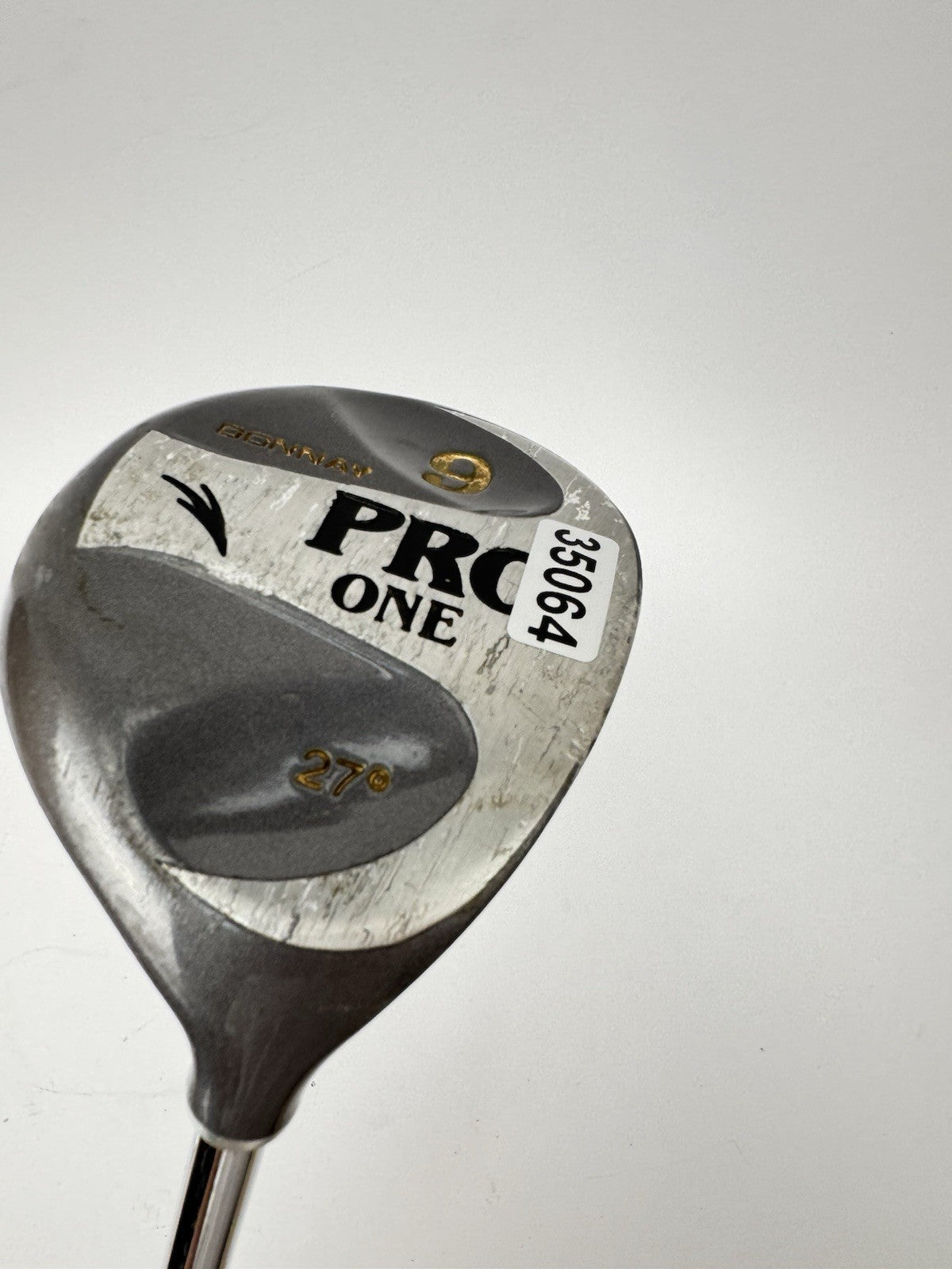 Donnay Pro 9 Wood 27* Regular Flex Steel /Right Handed /New Grip /3506414