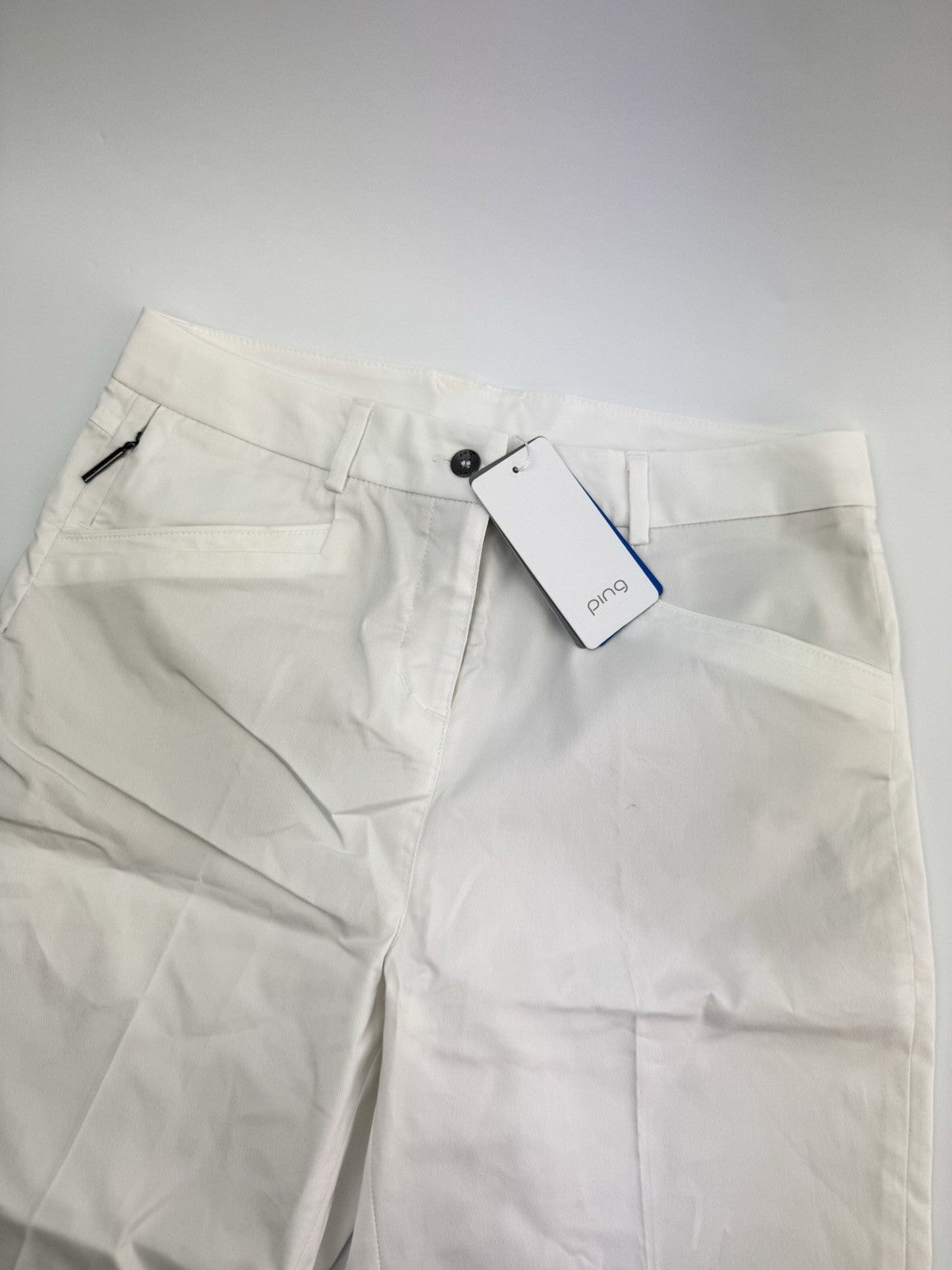 Ping Golf Ladies Shorts Margot UK 10 Waist /White /New /214583