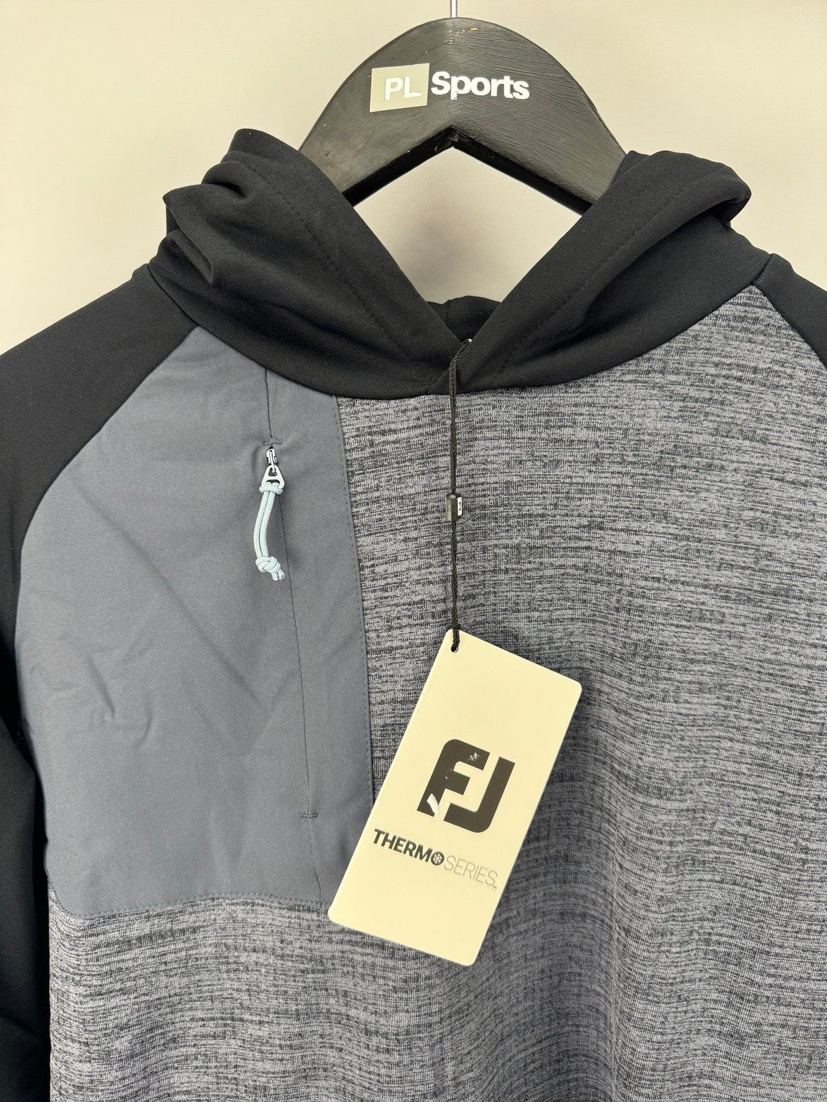 FootJoy Thermo Series Hoodie Men's Small Charcoal Black Activewear/337529