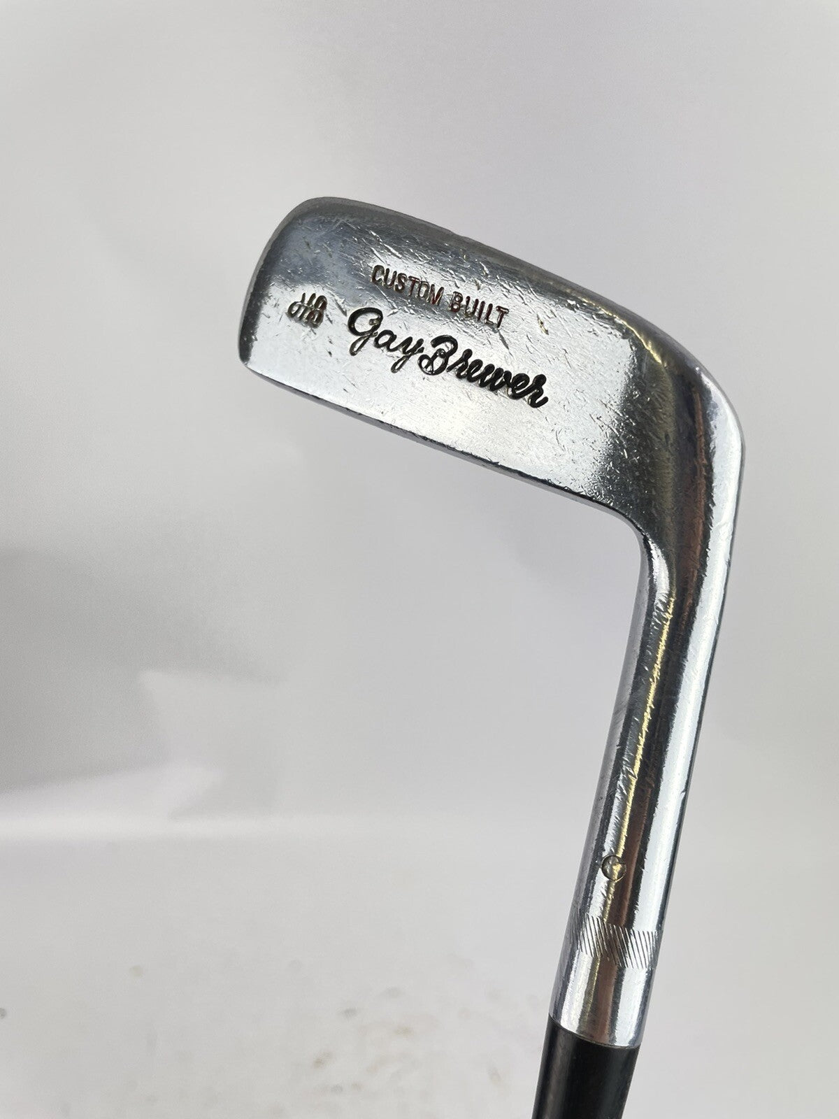 Custom Built Golf Gary Brewer Putter 35” Heel Shafted Blade /Right/New Grip/42020