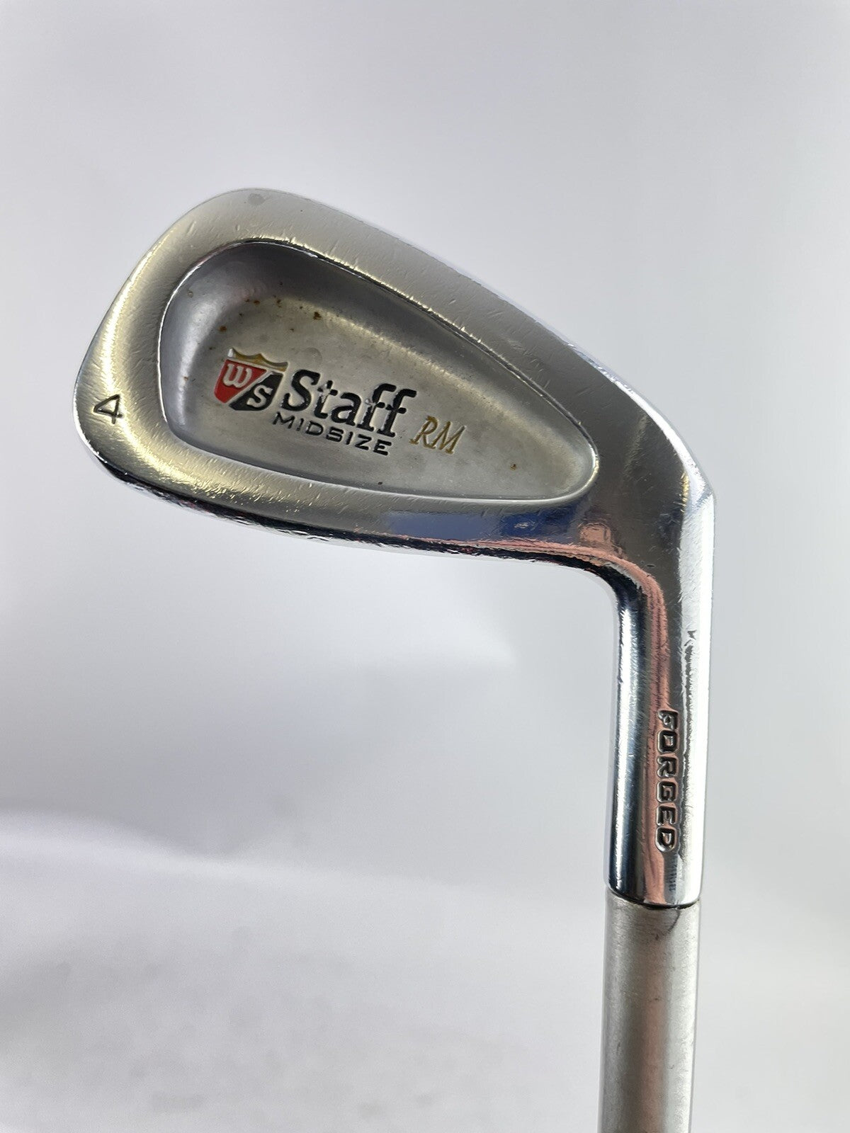 Wilson Staff Forged 4 Iron RM Midsize Stiff Graphite /Right Handed New Grip/72030