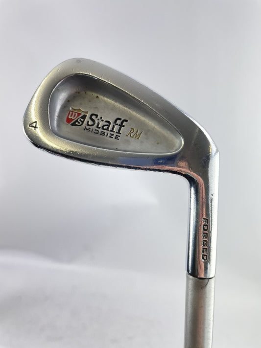 Wilson Staff Forged 4 Iron RM Midsize Stiff Graphite /Right Handed New Grip/72030
