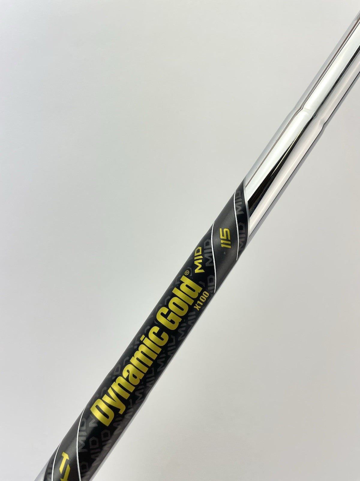 Dynamic Gold Mid 115 Iron Shaft X100 X Flex Steel 35.25” /0.355 Tapered /298965