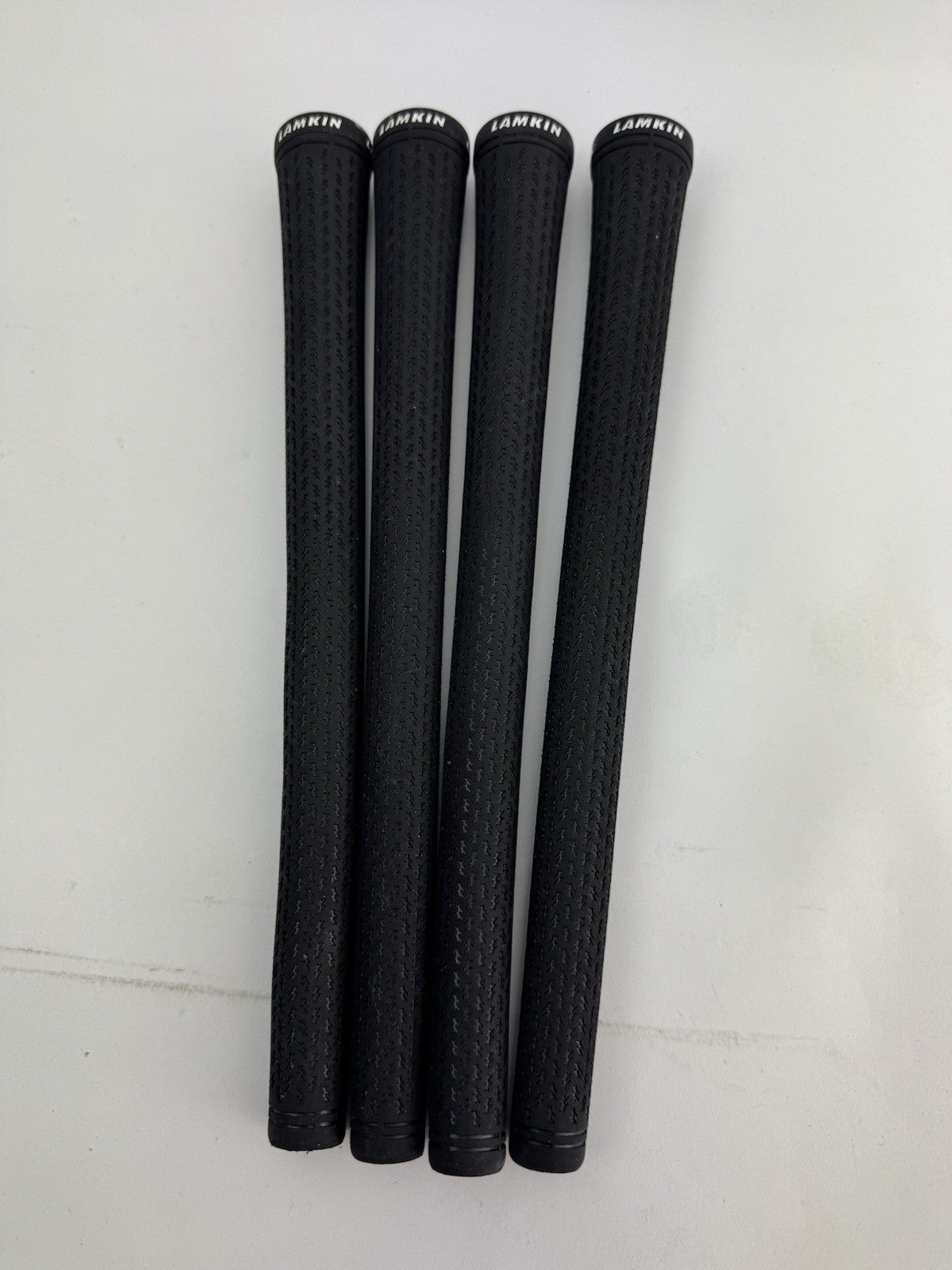 Lamkin Crossline 360 Golf Grips (4) Mens Standard /Black/White /Pulled /312620