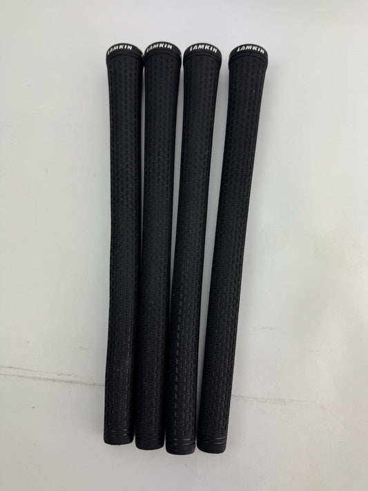 Lamkin Crossline 360 Golf Grips (4) Mens Standard /Black/White /Pulled /312620