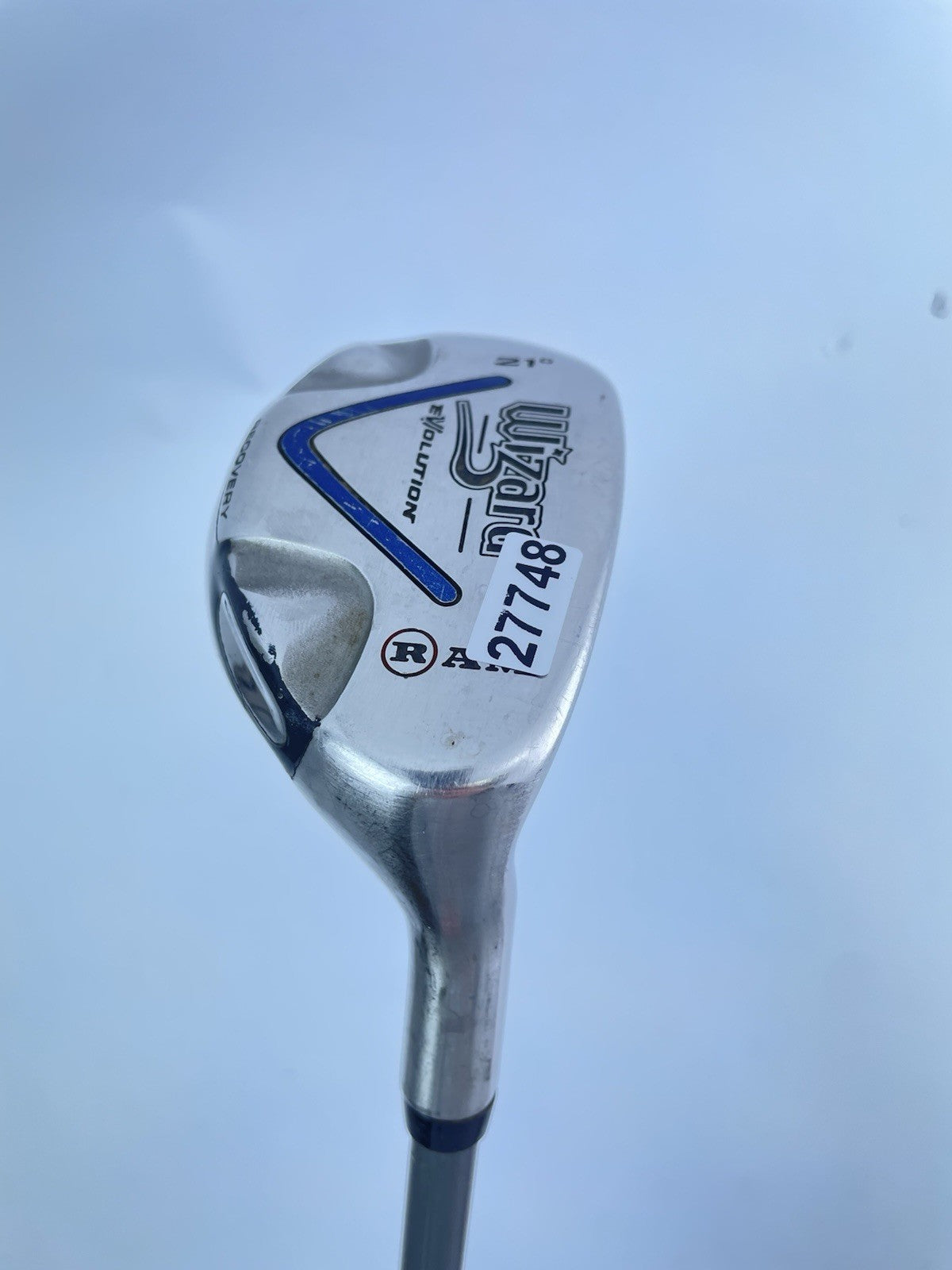 Ram Golf Hybrid 21* Wizard Stiff Flex Graphite /Right Handed /New Grip /2774817